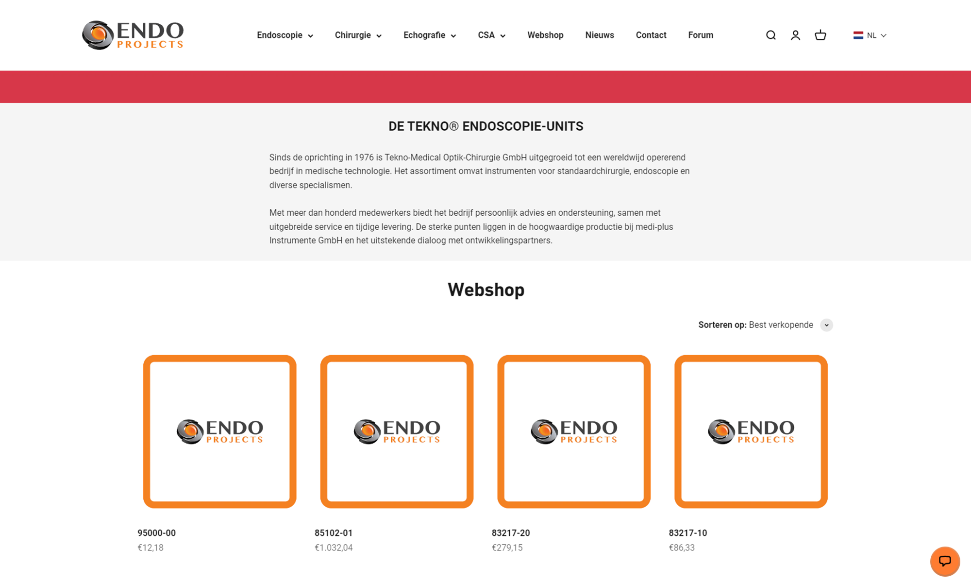 Endo projects webshop all permissions