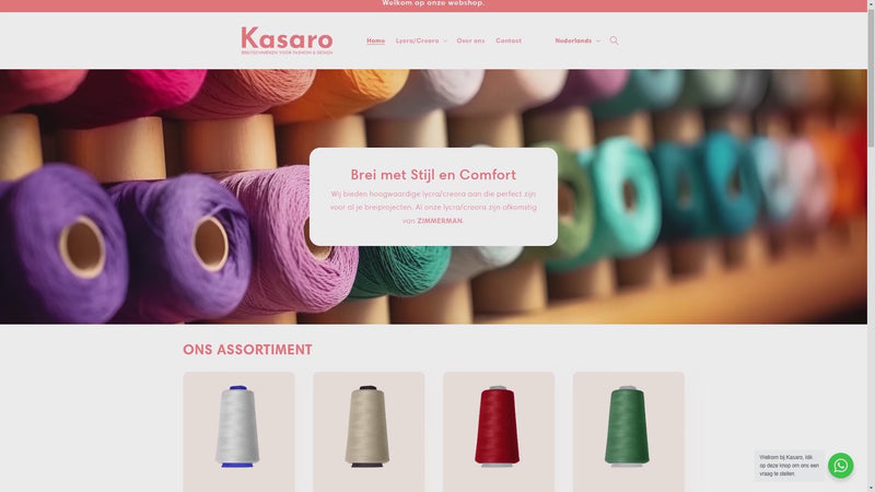 Kasaro webshop development